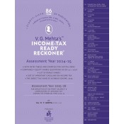 V. G. Mehta's Income Tax Ready Reckoner 2024-25 by Shri Kuber Publishing House